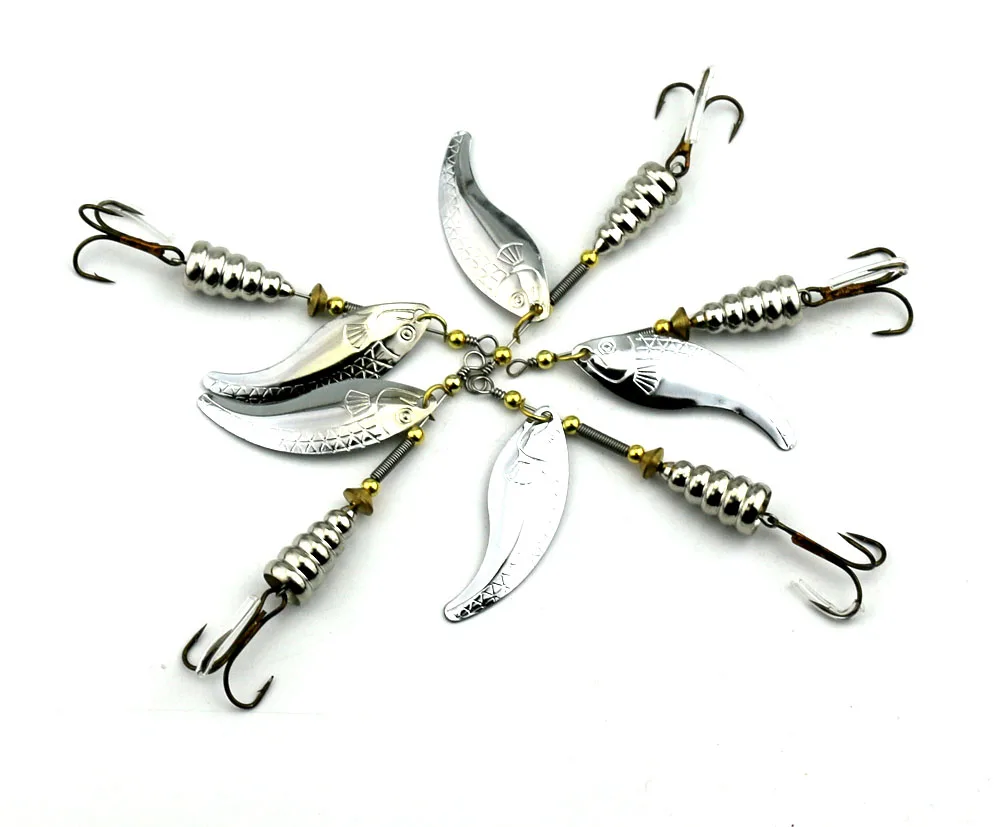 HENGJIA 5 шт. 8 7 см 10 г блесна приманка металла дергающаяся Базз приманки ложки