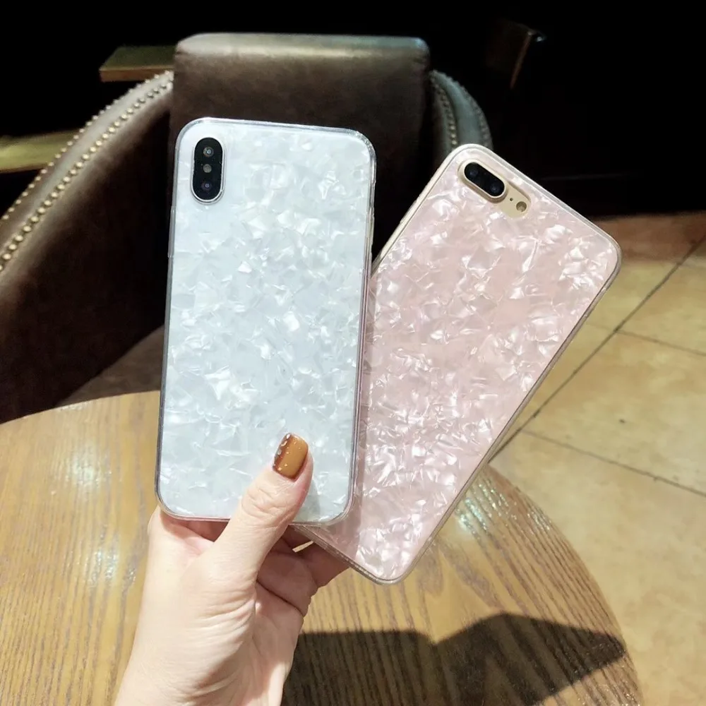 Блестящий чехол для телефона s iPhone 6 S Dream Shell с рисунком Мягкая силиконовая задняя