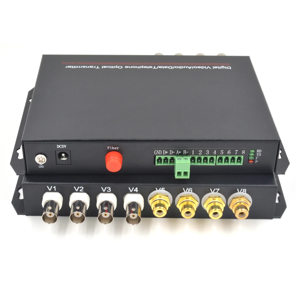 Многофункциональный 4 канальный видео аудио данных оптический медиа конвертер