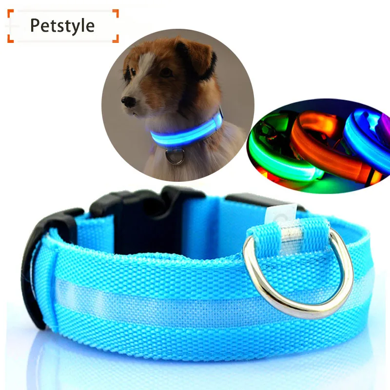 ошейник для собак светящийся товары животных собака животных|led dog collar|pet collardog collar