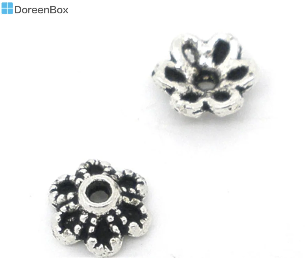 Фурнитура Doreen для изготовления ювелирных изделий сделай сам 6x300 мм 2 8 шт.|bead caps|flower