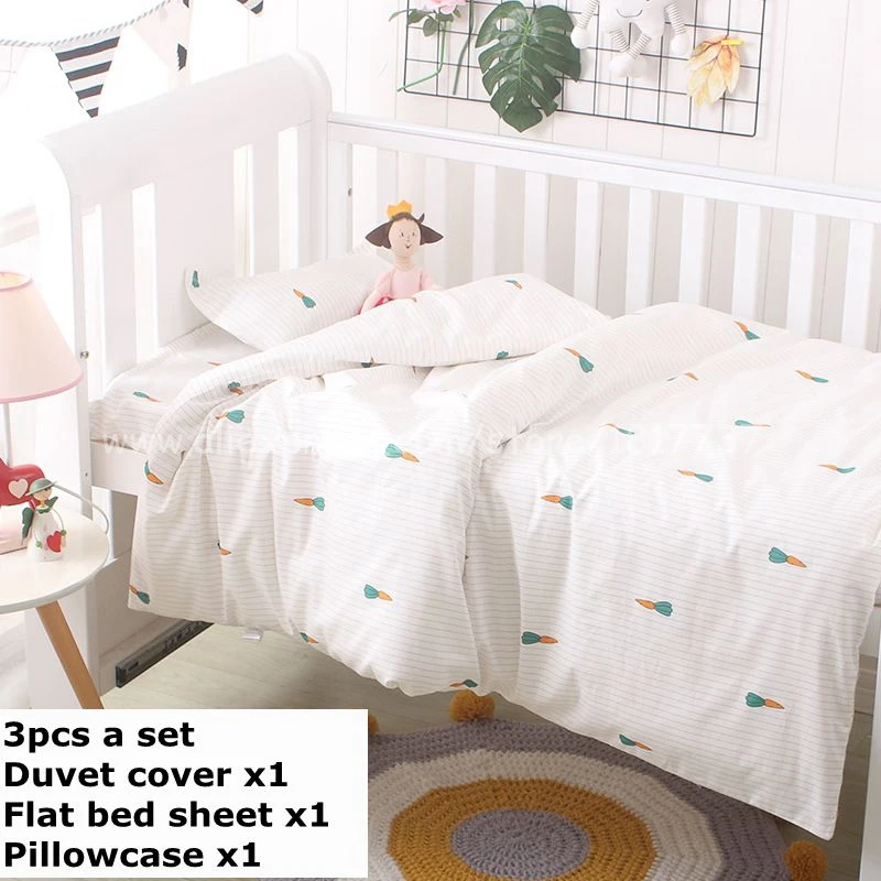 Комплект постельного белья для детей бампер наволочка простыня в стиле