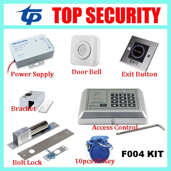 Топ безопасности F004 близости rfid карты двери контроля доступа DIY 125 кГц EM Система