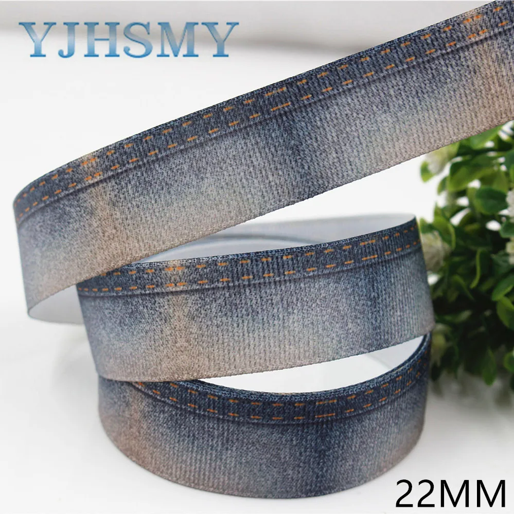 YJHSMY H 17516 484 25 мм 10 ярдов ковбойские ленты термопечать решетки Свадебные