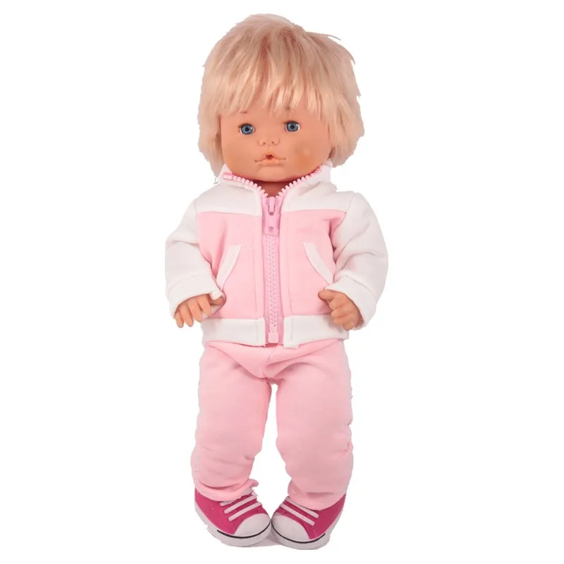 Одежда для кукол размер 41 см Nenuco Doll y su Hermanita розовый спортивный костюм +