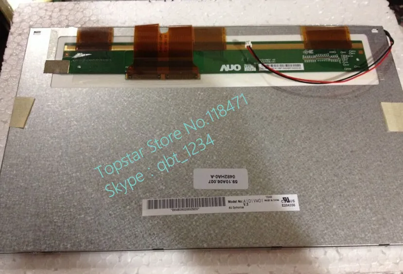 ЖК-панель AUO A101VW01 V3 WVGA 10 1 (RGB)* 800 480 дюйма TFT | Электронные компоненты и