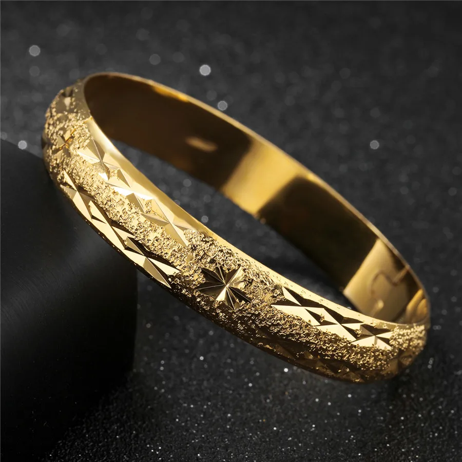 XQNI JEWELRY Delicate Sculpture Gold Color Bracelet &amp Bangle Retro Style Wide Wristband Infinity Hot Sale Birthday Gift | Украшения и