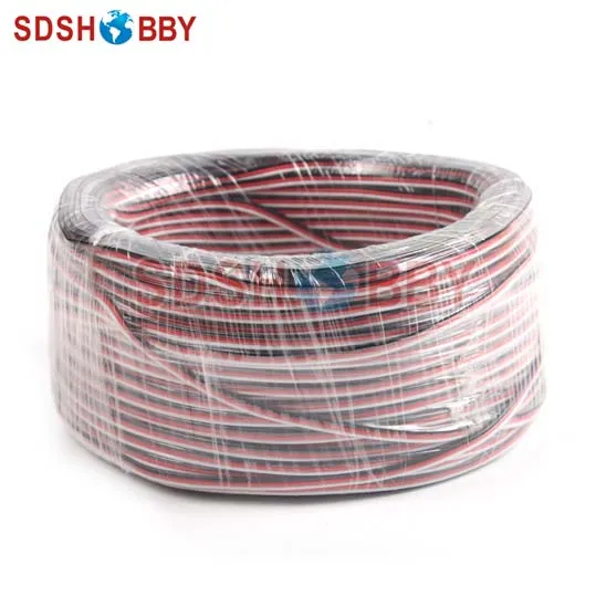 Удлинительный кабель с сервоприводом DIY Futaba /JR цвет 26 # 26AWG плоский 100 м без