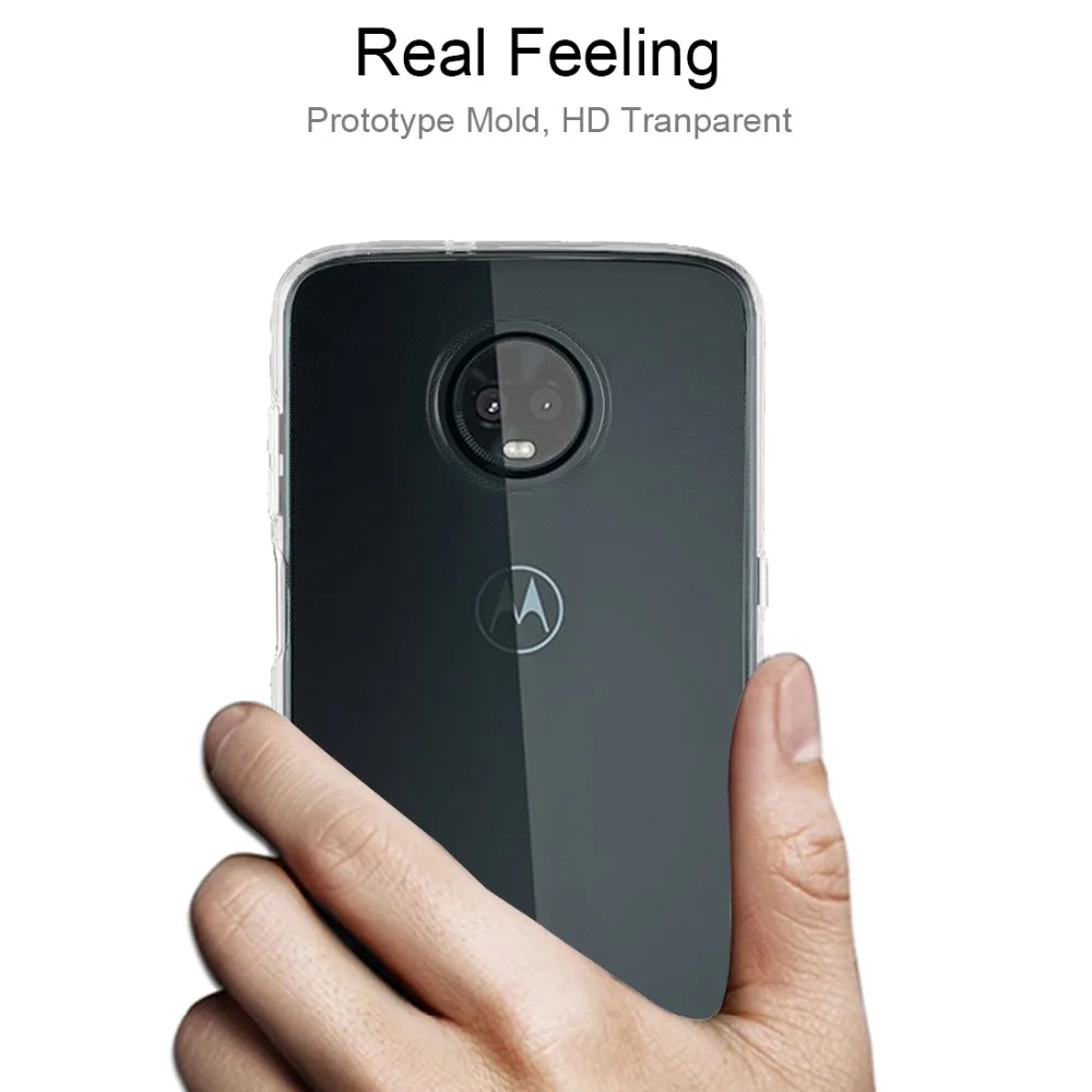 For Motorola Moto Z3 Play Phone Transparent TPU Case for 6.0inch Smartphone Protective Back Cover |