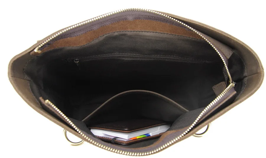 Мужская винтажная сумка через плечо из натуральной кожи мессенджер в стиле ретро