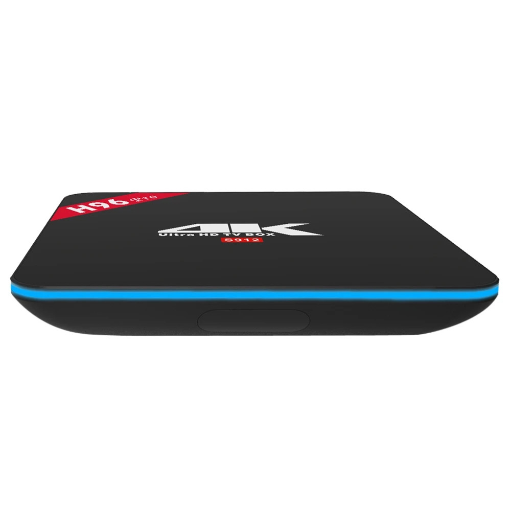 H96 Pro Android 7.1 ТВ Box Amlogic S912 Octa core Макс 3G Оперативная память 16 г Встроенная Bluetooth 2.4 г/ 5.8