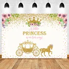 Mocsicka Золотая Корона Тыква автомобиль маленькая принцесса фото фон цветы золотые точки блестящие девочки новорожденные фотографии фоны