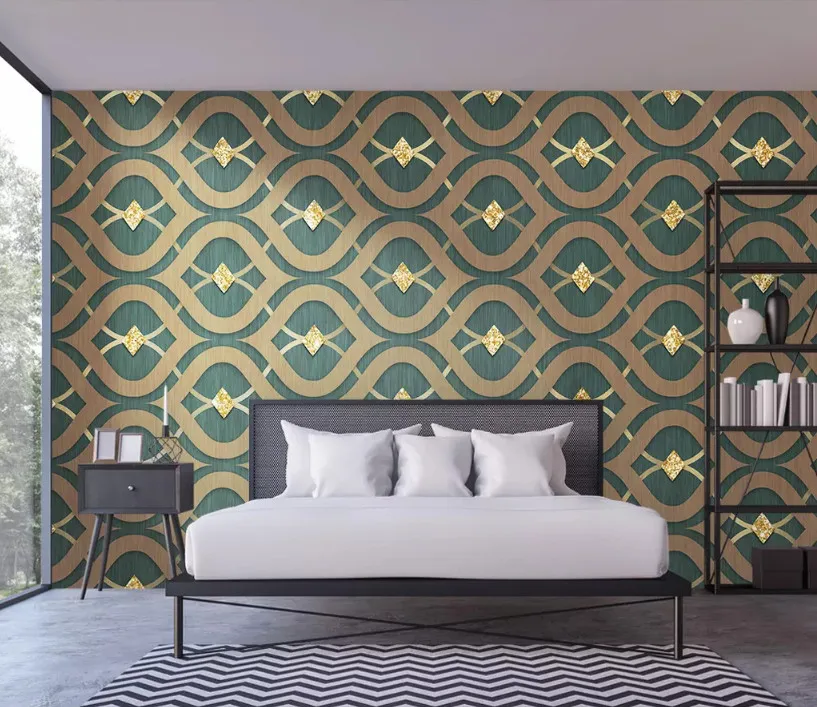 Beibehang пользовательские модные обои геометрические золотые линии современный минималистичный роскошный абстрактный фон обои домашний декор