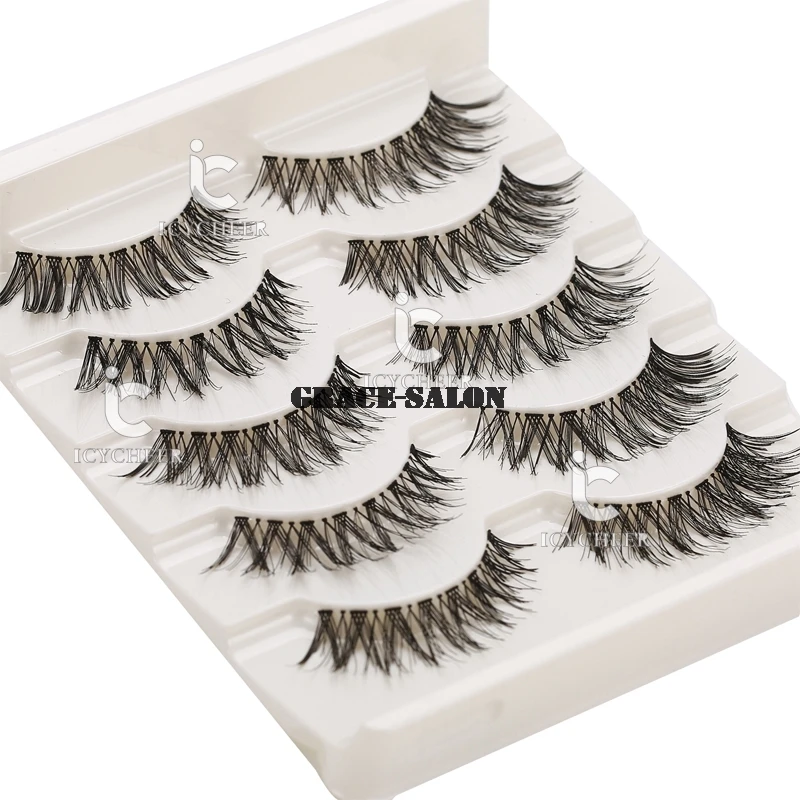 Натуральные накладные ресницы для наращивания 5 пар | Красота и здоровье