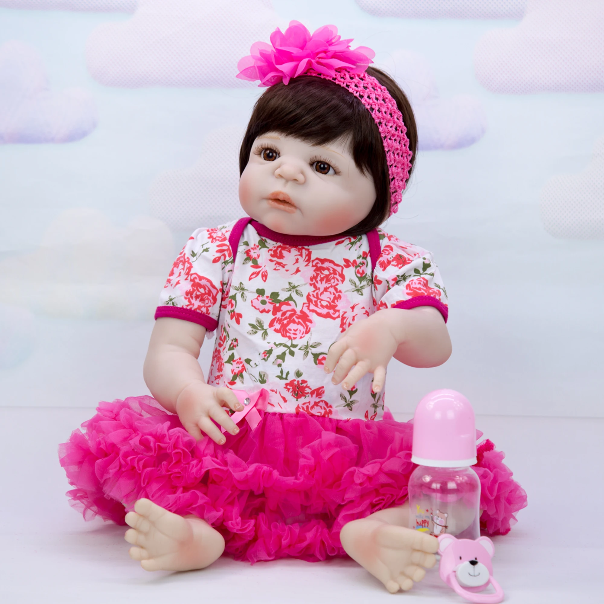 

KEIUMI 23 Inch Fashion Reborn Girl Dolls Lifelike Newborn Princess Baby Dolls Wholesal Kids Birthday Gift Bedtime Play Toy