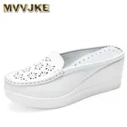 Шлепанцы mvvaqu женские на платформе, повседневные сандалии, танкетка, высокий каблук, летняя обувь