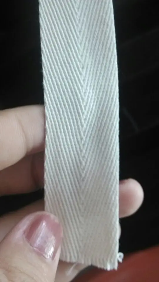 50 м тяжелая хлопчатобумажная тесьма 0 8 ''/1''/1 2 ''Одиночная в елочку