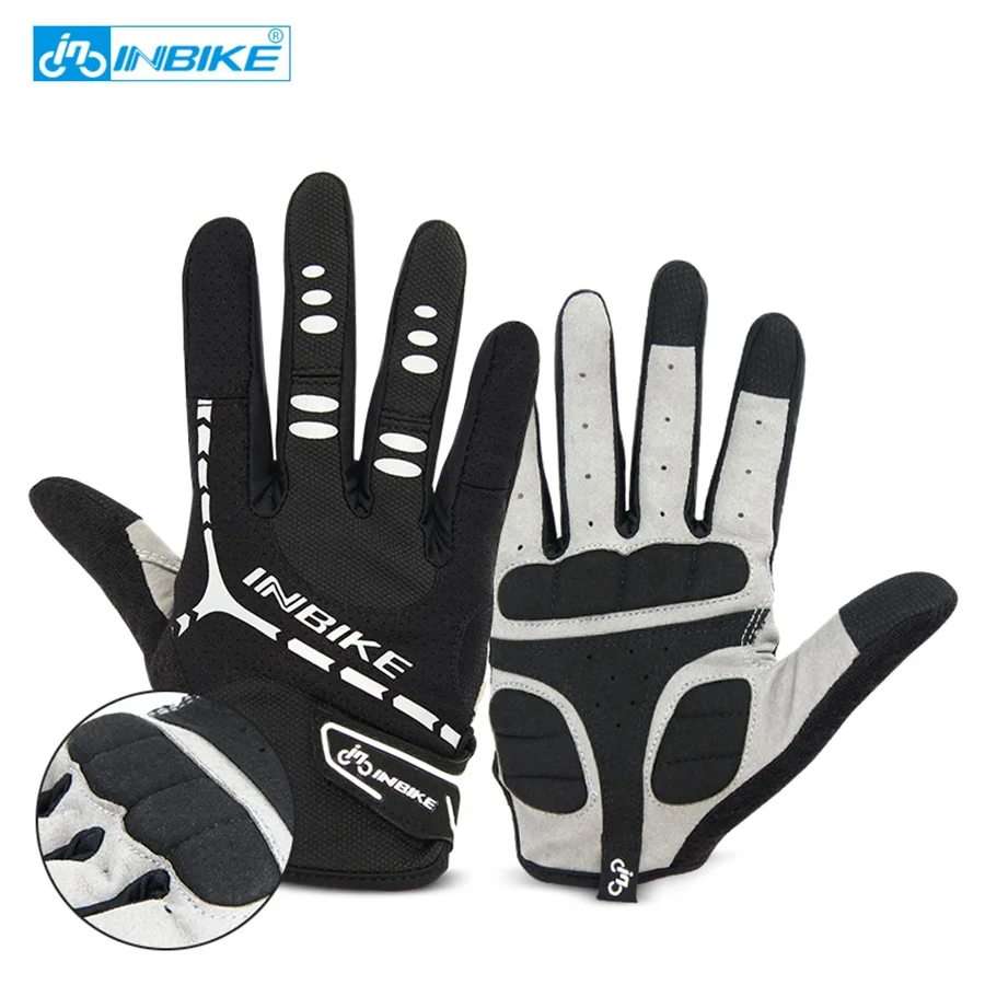 

INBIKE GEL cycling gloves full finger mtb mountain road bike bicycle gloves for mens and women guantes ciclismo