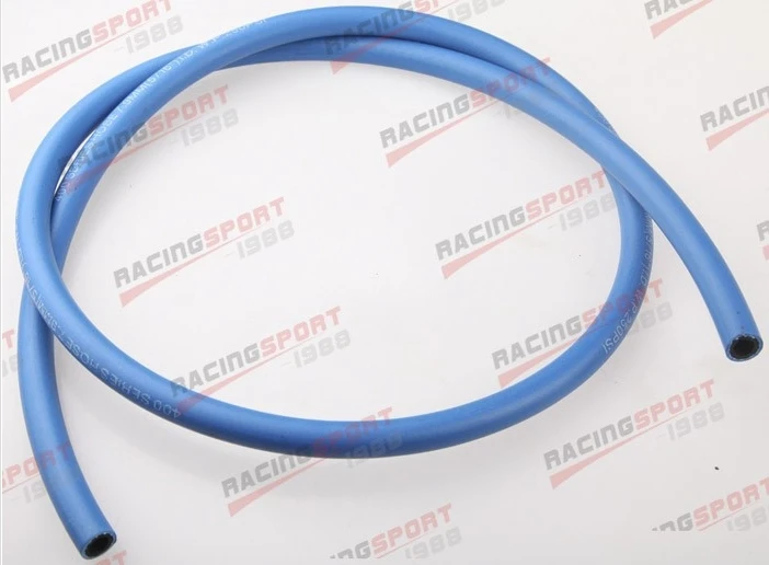 

6AN AN6 Push Lok Loc Lock Hose Fuel Coolant 3/8" Blue