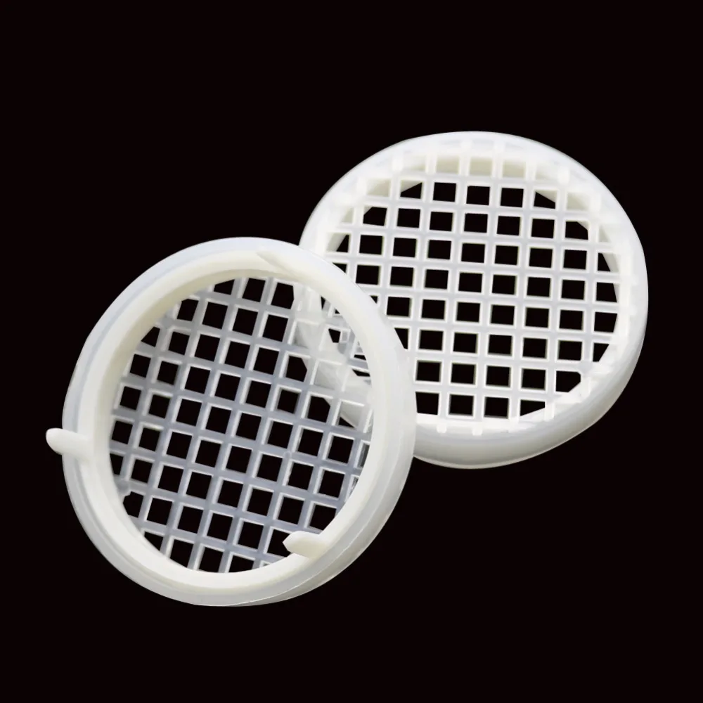 

50 Pcs Bee Tools Round Prisoners Wang Prisoners Wang Plastic Cage White King Prisoner Cage