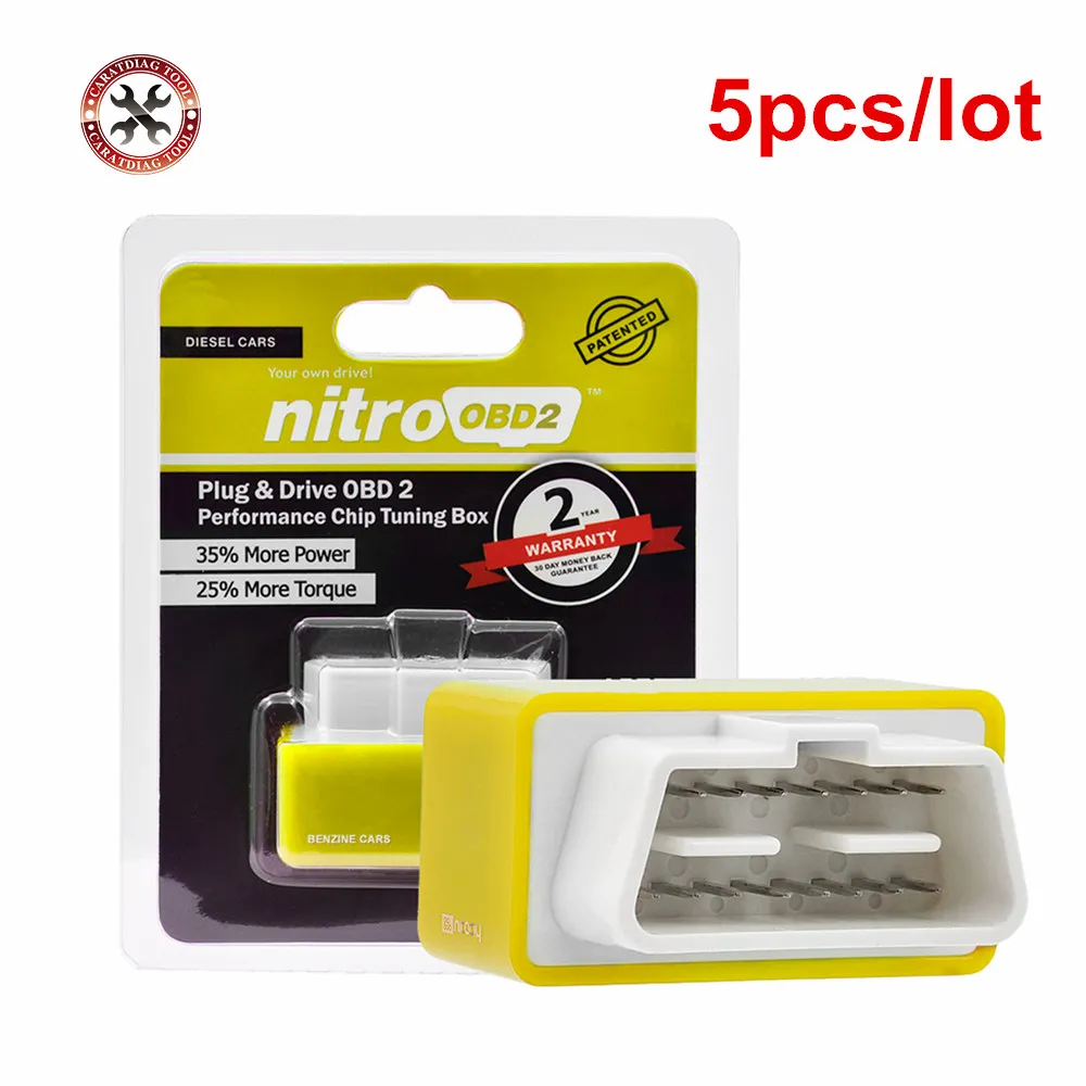 5PCS/Lot NitroOBD2 Performance Chip Tuning Box for Benzine Cars Nitro OBD2 | Автомобили и мотоциклы