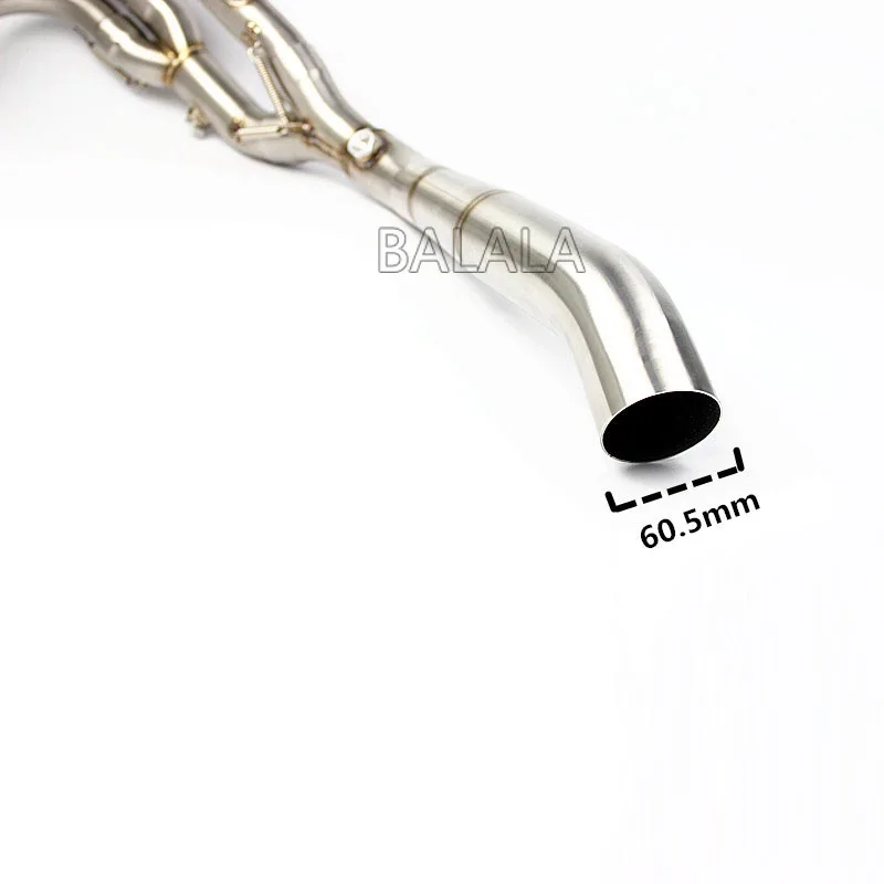 Выхлопная труба мотоцикла Модифицированная выхлопная из нержавеющей стали для