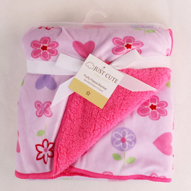 Летние пушистые коралловые бархатные Флисовое одеяло s новорожденных приемные