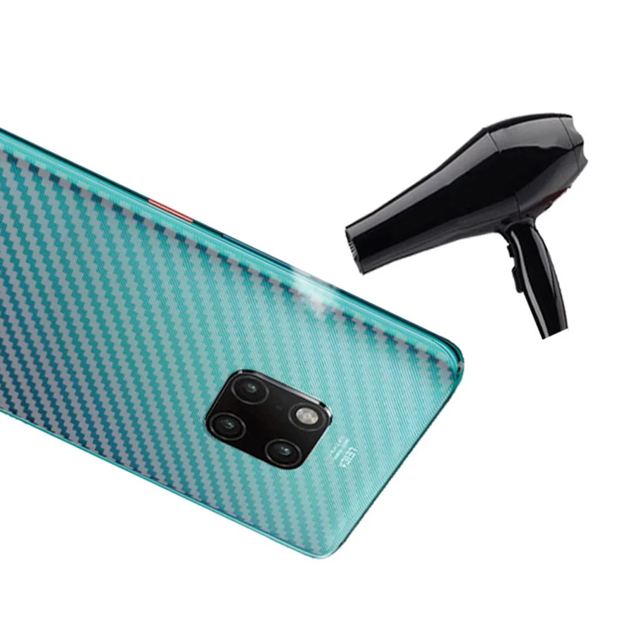 10 шт./лот 3D защита для задней панели из углеродного волокна Huawei Mate 20 Pro Lite 20X Honor 8X View