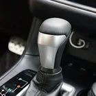 Для Toyota Highlander Kluger 2014 2015 2016 2017 2018 ABS Матовый автомобильный рычаг переключения передач Ручка Крышка отделка наклейка стайлинга автомобилей