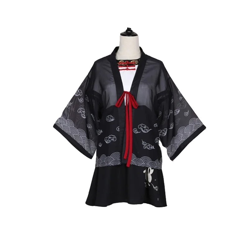 Yukata женский кимоно кардиган рубашка harajuku kawaii стиль Женская 2018 блузка obi haori