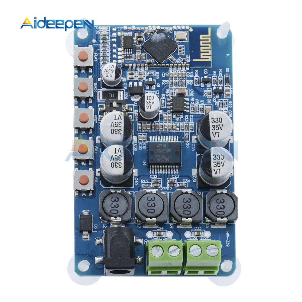 TDA7492P беспроводной Bluetooth 4 0 аудио приемник Цифровой 50 Вт + Плата усилителя 2 1