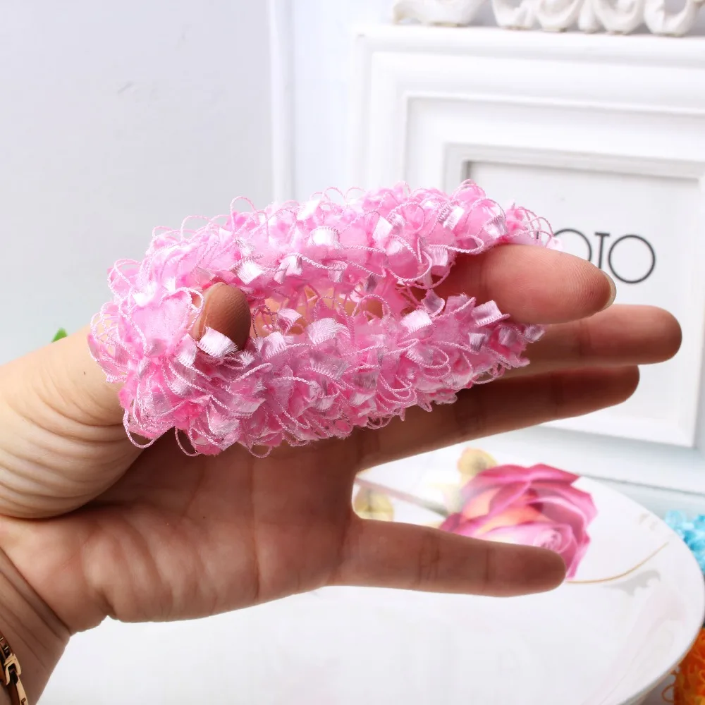 1 упаковка = 12 шт. цветные повседневные пушистые резинки для волос H MISM аксессуары