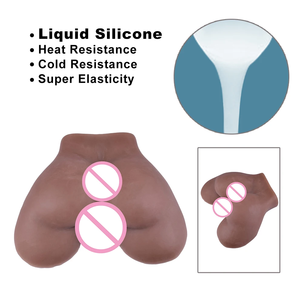 Черные Секс куклы настоящая искусственная силиконовая Женская попка игрушки для