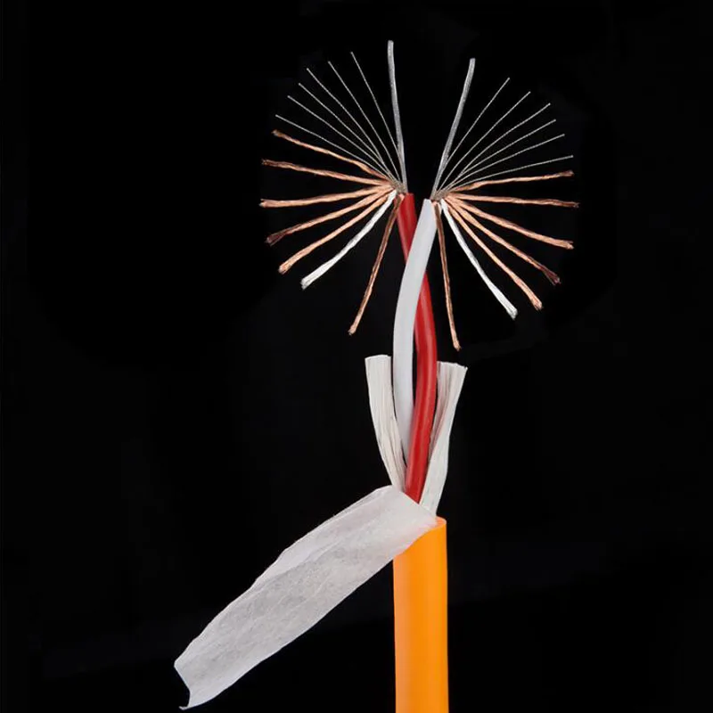 Бескислородная Медная акустическая линия 2*2 0 квадратный посеребренный медный