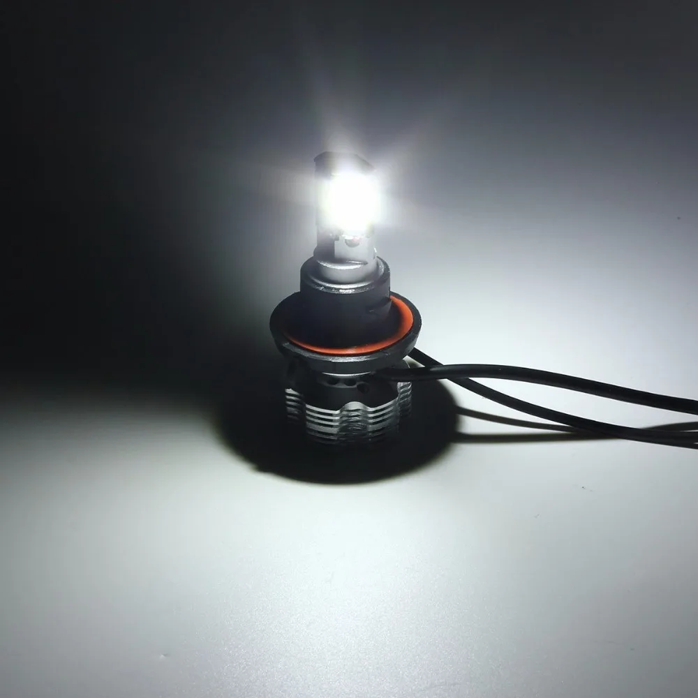 Пара 120W 12000lm COB светодиодный комплект автомобильных фар H13 9008 p26 4t Hi/low beams белый 6000K