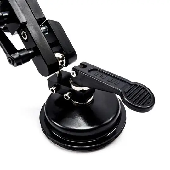 Портативный алюминиевый окна автомобиля на присоске видео стабилизатор камеры