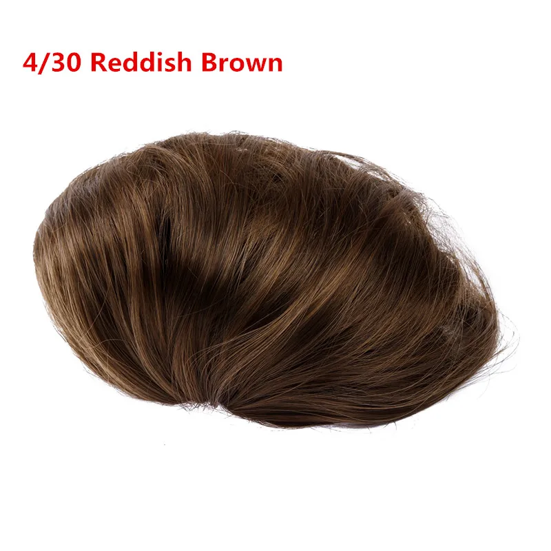 Light Brown SARLA/1 шт., высокотемпературные синтетические волосы, булочка, свадебные волосы, большие шиньоны, шиньоны, шиньоны на заколках, булочка для наращивания, Q9 - Цвет: Light Brown