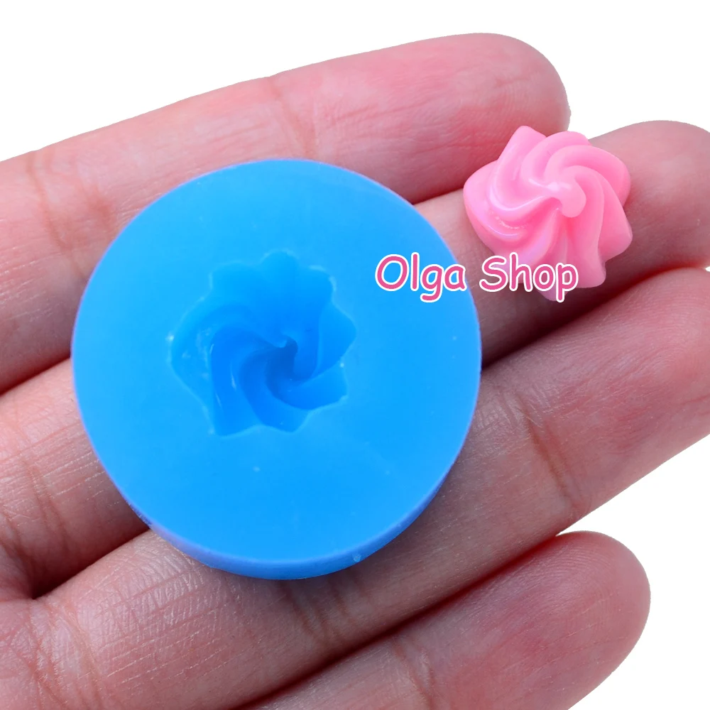 Бесплатная доставка 14мм взбитыми сливками глазурь прессформы силиконовые