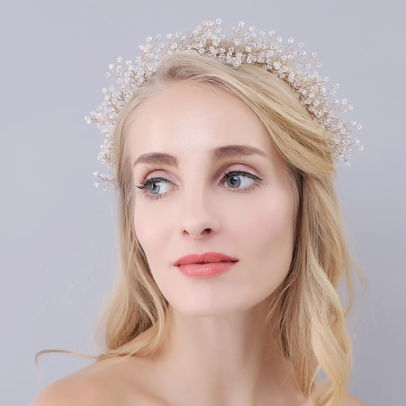 Новинка 2017 повязка на голову в европейском стиле для невесты женские аксессуары