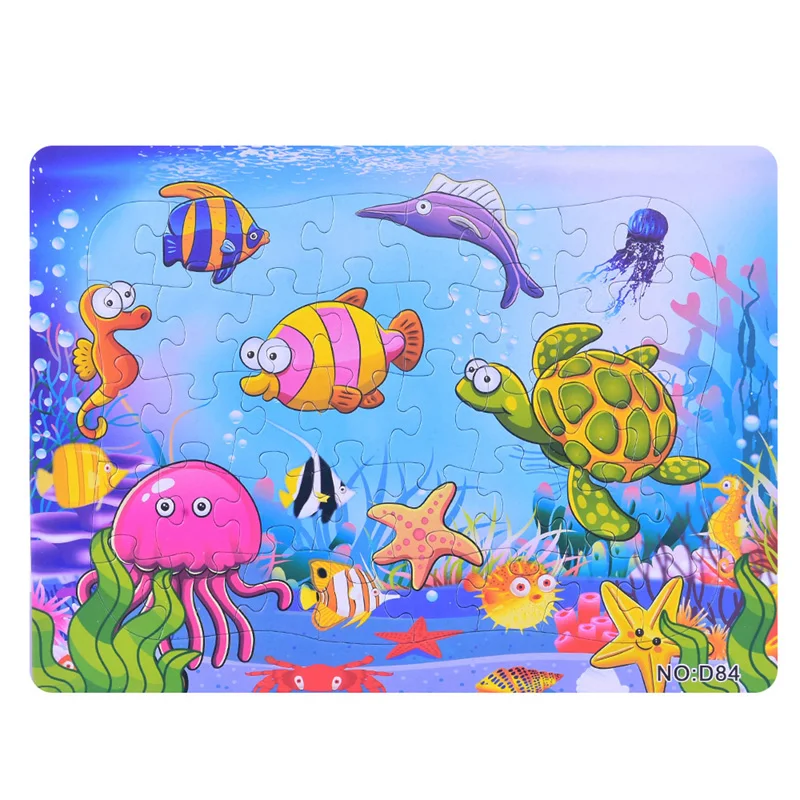 3D бумажные головоломки игрушки для детей brinquedos океан мир Головоломка