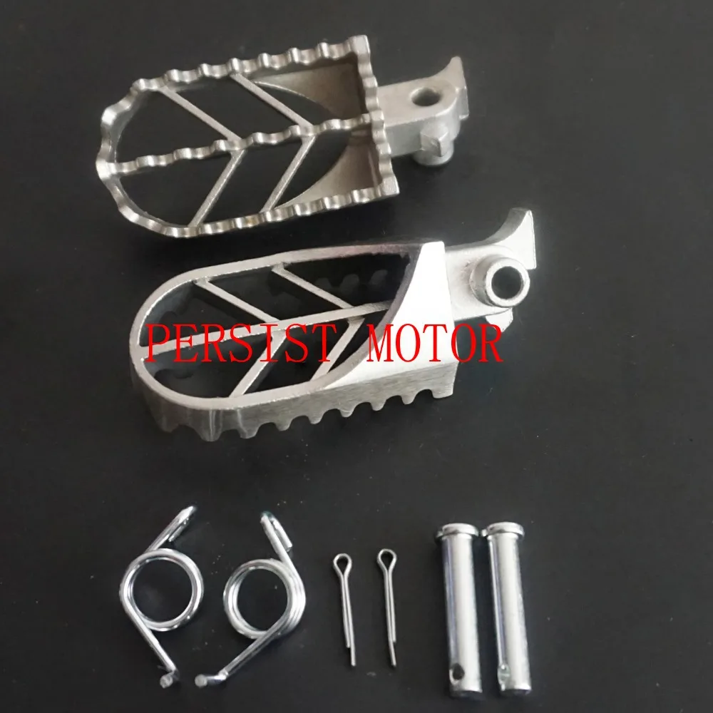 Мотоциклетные подножки из нержавеющей стали для ног подставка мотоцикла Pit Dirt Motor