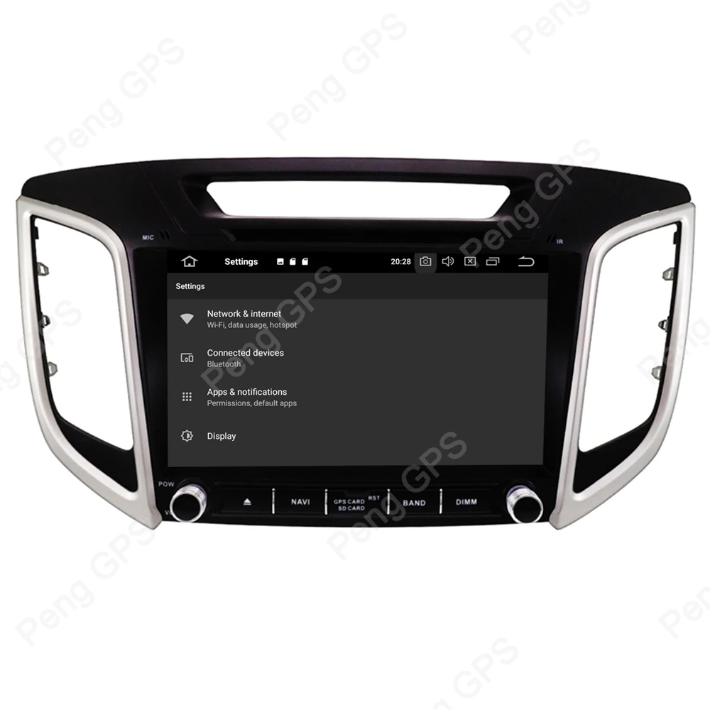 9 дюймов Восьмиядерный CD dvd-плеер Android 9,0 стерео для hyundai Ix25/Creta- gps навигация 4G+ 32G мультимедиа головное устройство