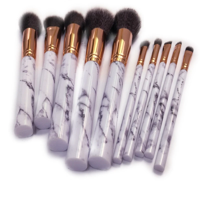 Кисть для макияжа кисть в виде рыбьего хвоста пудра румяна тени век бровей губ