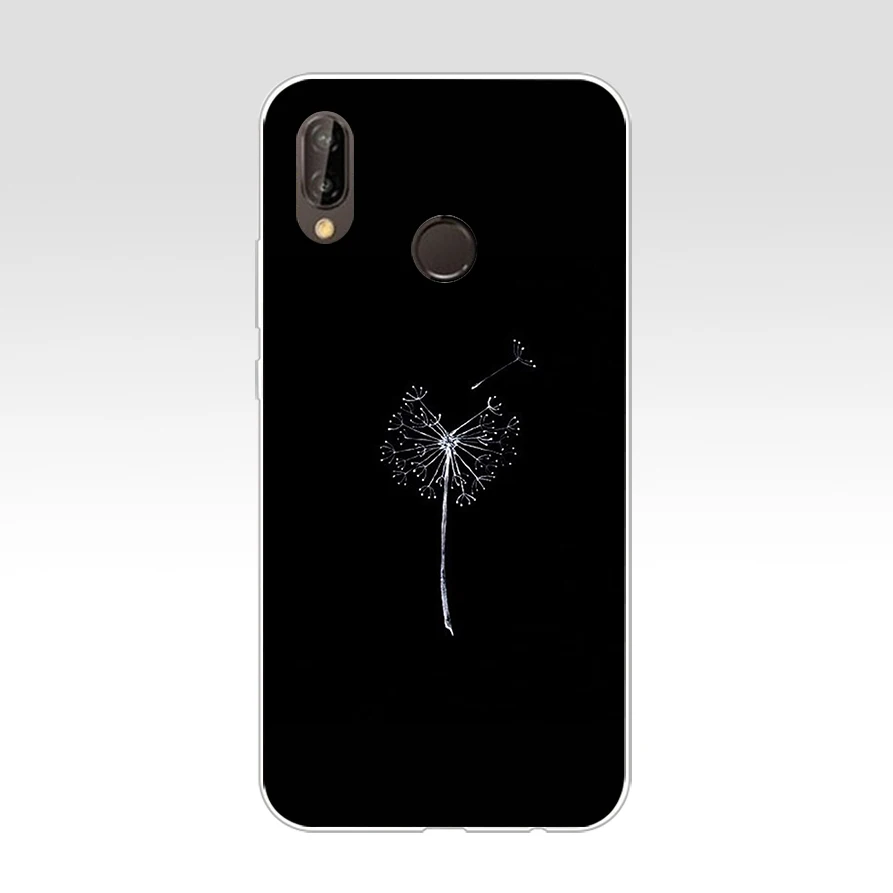 264AQ линии искусства абстрактный узор Мягкий Силиконовый ТПУ чехол для huawei p 20 lite pro