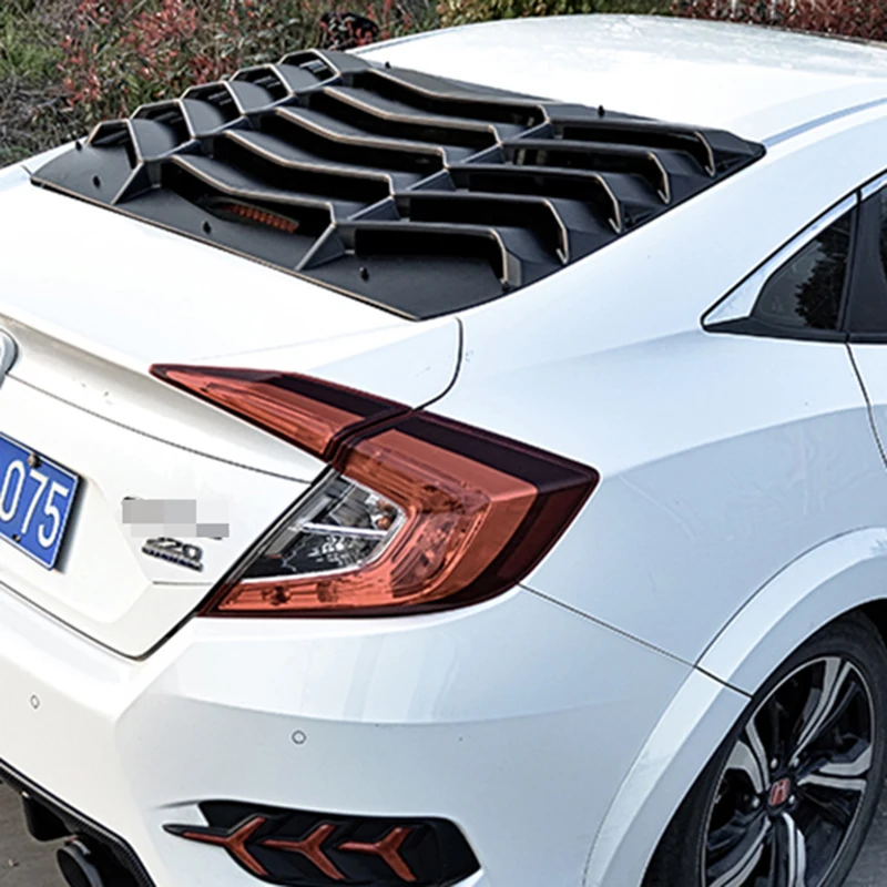 Автомобильный Стайлинг Подходит для Honda 10th Gen Civic sedan- ABS заднего окна лобовое стекло жалюзи крышка отделка