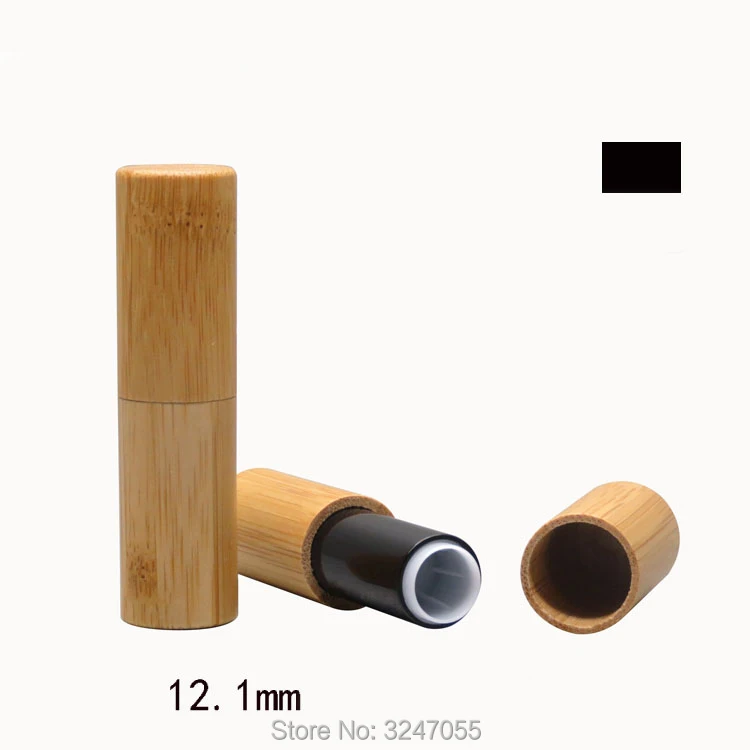 

20pcs/lot 4.2G Bamboo Empty Lip Balm Bottle, DIY Bamboo Wooden Lipstick Tube, 12.1mm Cosmetic Lip Rouge Refillable Tube
