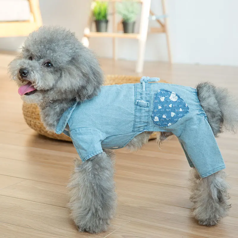 Pets Pocket Cowboy Sweater Dog Clothes Spring Summer Wear Tai Dibo Beautiful Than Xiongxiaoxing Four | Дом и сад