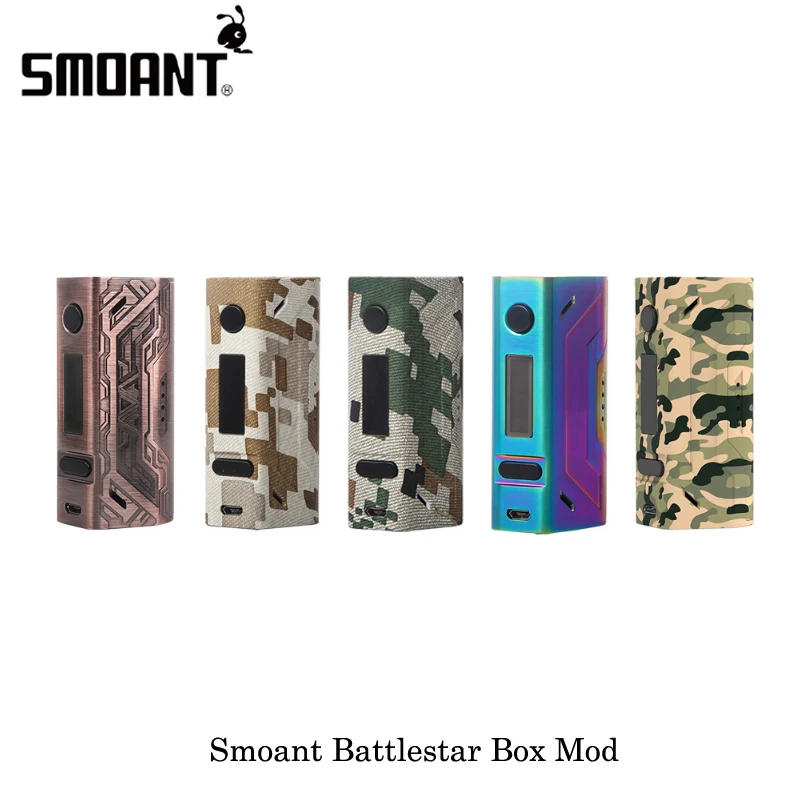 100% Оригинальный smoant Battlestar 200w power TC box мод для электронных сигарет 510 вапорайзер с