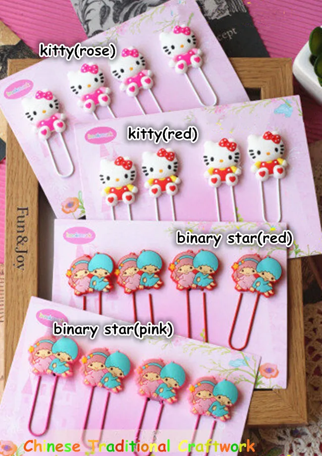 Резиновый металлический зажим Закладка Мультяшные куклы для детей подарки|clip