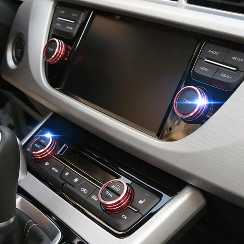 Tonlinker интерьер Кондиционер Ручка регулировки крышка чехол стикеры для Geely Atlas 2016-19